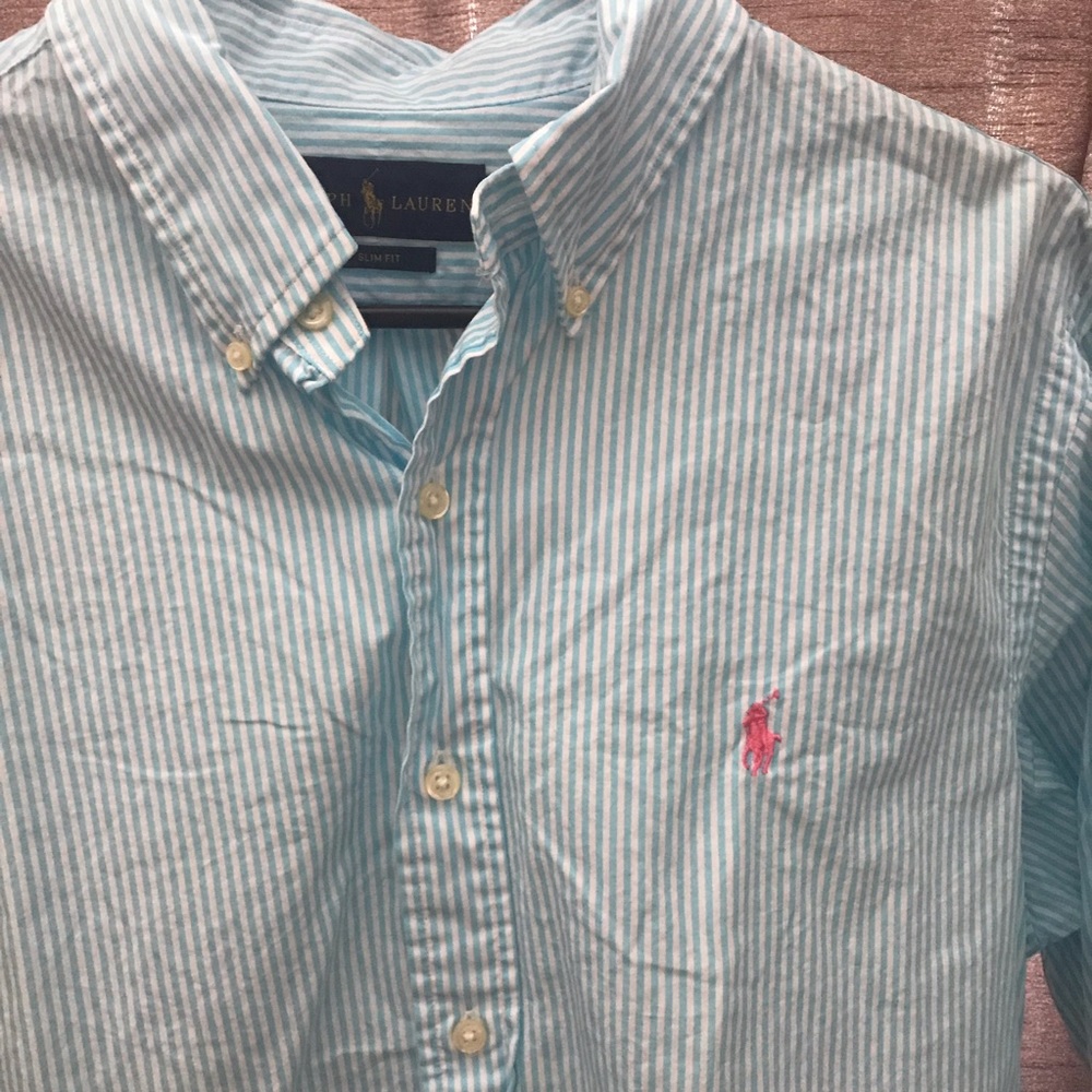 Ralph Lauren Polo striped button up shirt